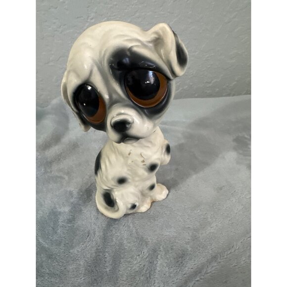 Vintage 1960s Lugenes Japan Sad Puppy Dog Figurine 6" Collectible - Picture 2 of 6
